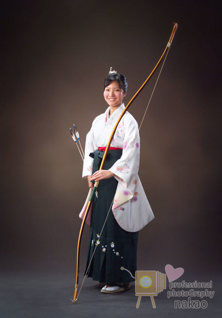 通し矢 出場記念　写真　スタジオ