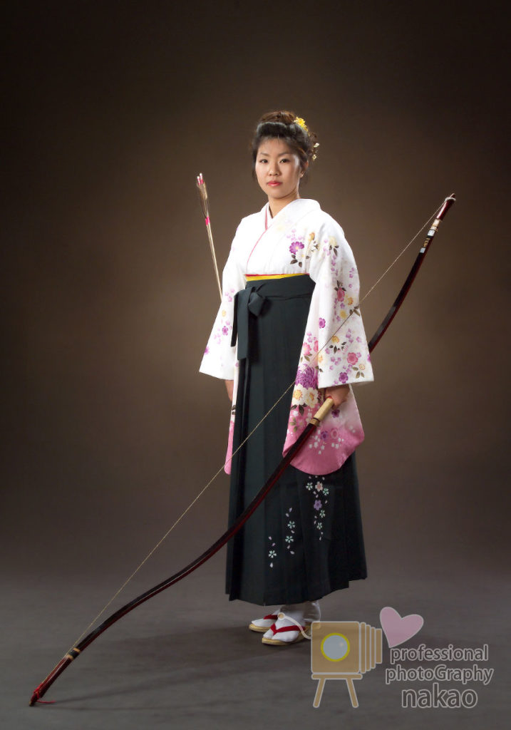 通し矢 出場記念　女性　スタジオ写真