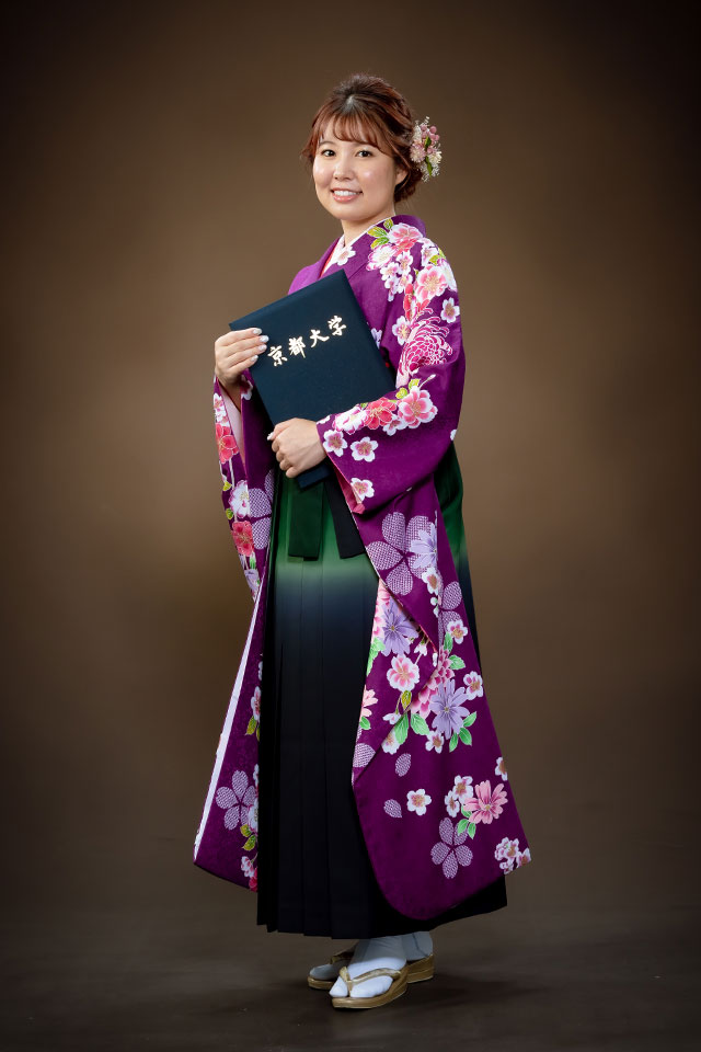 卒業 衣裳レンタル 男性の白い羽織袴