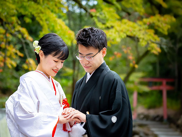 吉田神社神前式