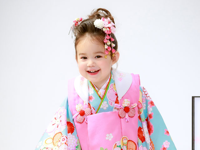 七五三3歳女児